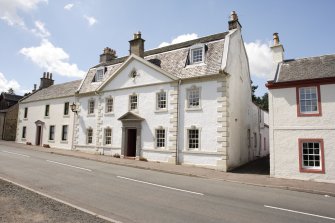 View of 11 Polnoon Street, Eaglesham, from south-east.
