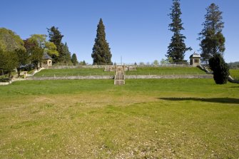 Terraces and pavilions, general view from SW