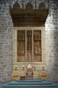 Interior. View of reredos