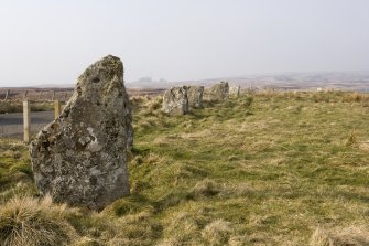 View of the western side of the stone setting from the SSE.
