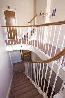 Interior. Ground floor. Typical staircase. Detail