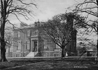 General view .
Copied from Smith, Mitchell and Buchanan, 'The Old Country Houses of the Old Glasgow Gentry, 1878, Vol I, p 55 (opp)