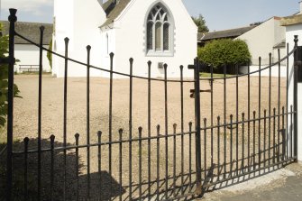View of gates.