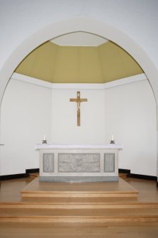 Interior. Detail of altar.