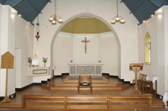 Interior. Detail of altar.