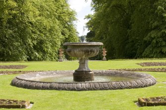 Fountain, view from NW