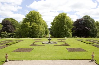 Terraced gardens, view from NW