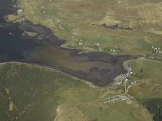 General oblique aerial view centred on the village, taken from the SSW.