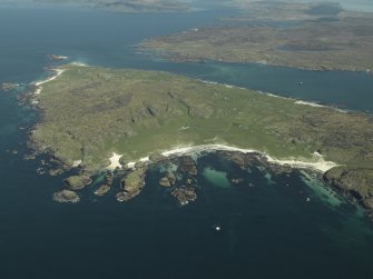 General oblique aerial view of Iona, taken from the WNW.