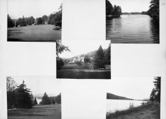 Five views of house and grounds.
