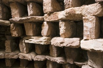 Interior detail of nesting boxes