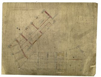 Caledonian Railway Company, Princes Street Station Hotel.
Digital copy of drawing showing Entreso Floor Plan.