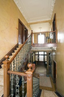 Interior. Ground floor. Entrance hall and staircase