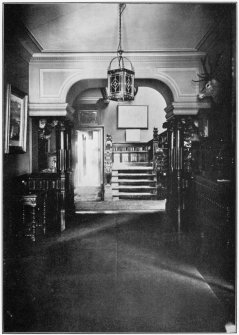 Digital image of photograph showing view of Entrance Hall.