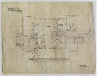 Additions and alterations for R F McEwen.
