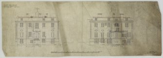 Additions and alterations for R F McEwen.
West and east elevations of centre block.