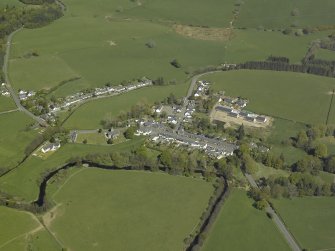 General oblique aerial view centred on village, taken from the S.