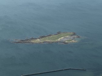 General oblique aerial view centred on the island, taken from the SE.