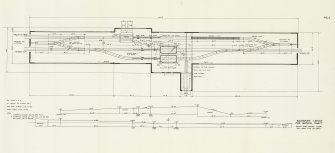 EX-SCOTLAND, NON-SITE SPECIFIC, INDUSTRIAL/EXTRACTIVE/COAL: Scanned copy of drawing of Backshunt layout for service shaft (shaft side airlock casing with open type building), National Coal Board, Production Department 'Reconstruction Standards for Mine Car circuits for service shafts' manual, Figure 6