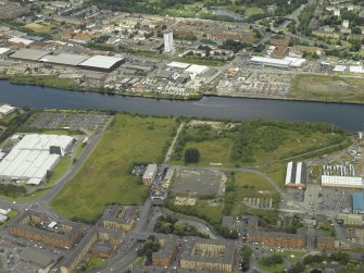 Oblique aerial view centred on the tunnel area, taken from the S.