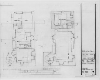 Ground and First Floor Plans.