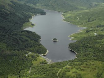 general oblique aerial view centred on the reservoir, taken from the S.