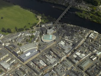 Oblique aerial view centred on the museum, taken from the SW.