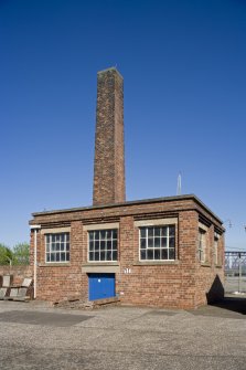 View of boiler house and chimney from WSW.