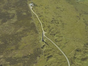 Oblique aerial view centred on the monument, taken from the NE.