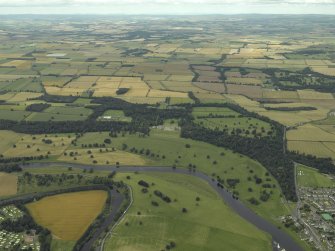 General oblique aerial general view centred on Floors Castle and Estate, taken from the S.
