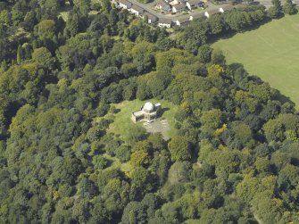 Oblique aerial view centred on the observatory, taken from the ESE.