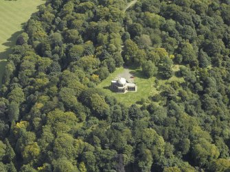 Oblique aerial view centred on the observatory, taken from the W.