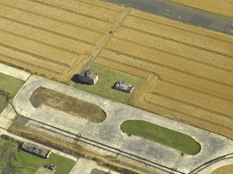 Oblique aerial view centred on the control tower, taken from the NNW.