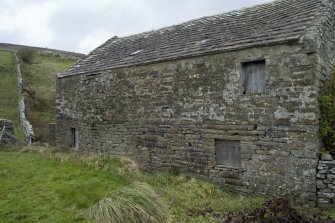 General view of damage to SW elevation.