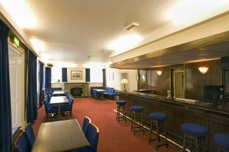 Interior.  Basement Officers' bar.