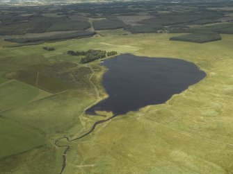 Oblique aerial view centred on the reservoir, taken from the SSE.