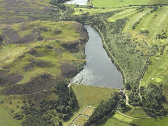 Oblique aerial view centred on the reservoir, taken from the NE.