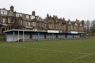 View of rugby grandstand from SE