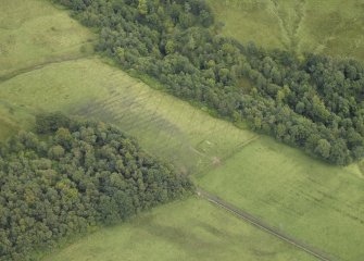 Oblique aerial view centred on the decoy site control bunker, taken from the W.