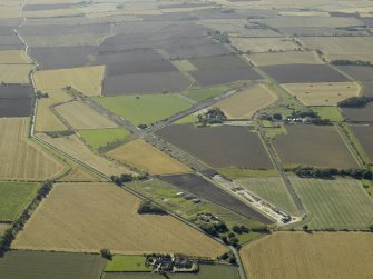 General oblique aerial view of the airfield, taken from the ENE.