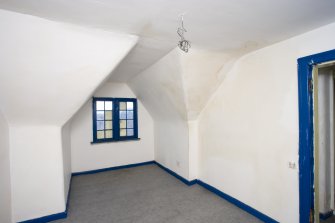 Interior. Attic. Bedroom