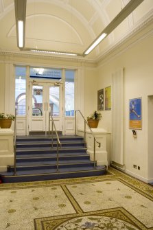 Interior. View of reception area from N