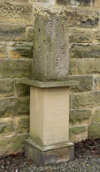 Detail of 9th or 10th Century Cross Shaft at E end