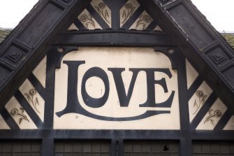 Detail of sign for Love's Auctioneers Perth.