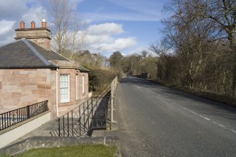 View from WSW including former tollhouse