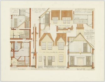 Digital copy of design for housing at Rosyth Garden City, Fife by A H Mottram.