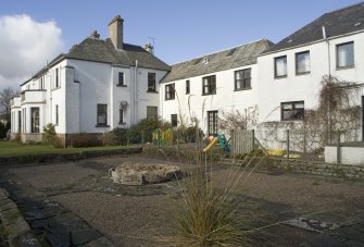 View showing sunken garden from ESE