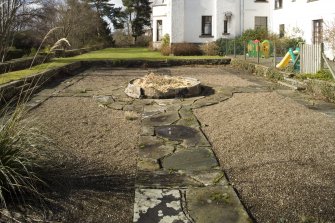 View of sunken garden