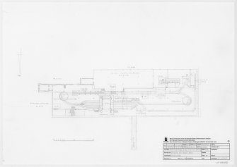 Digital copy of survey drawing of pithead tub-circuit plan of Lady Victoria Colliery, Newtongrange.