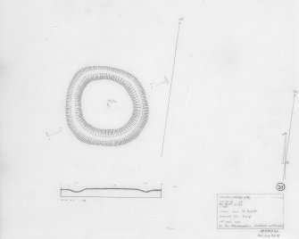 Plan of moated site